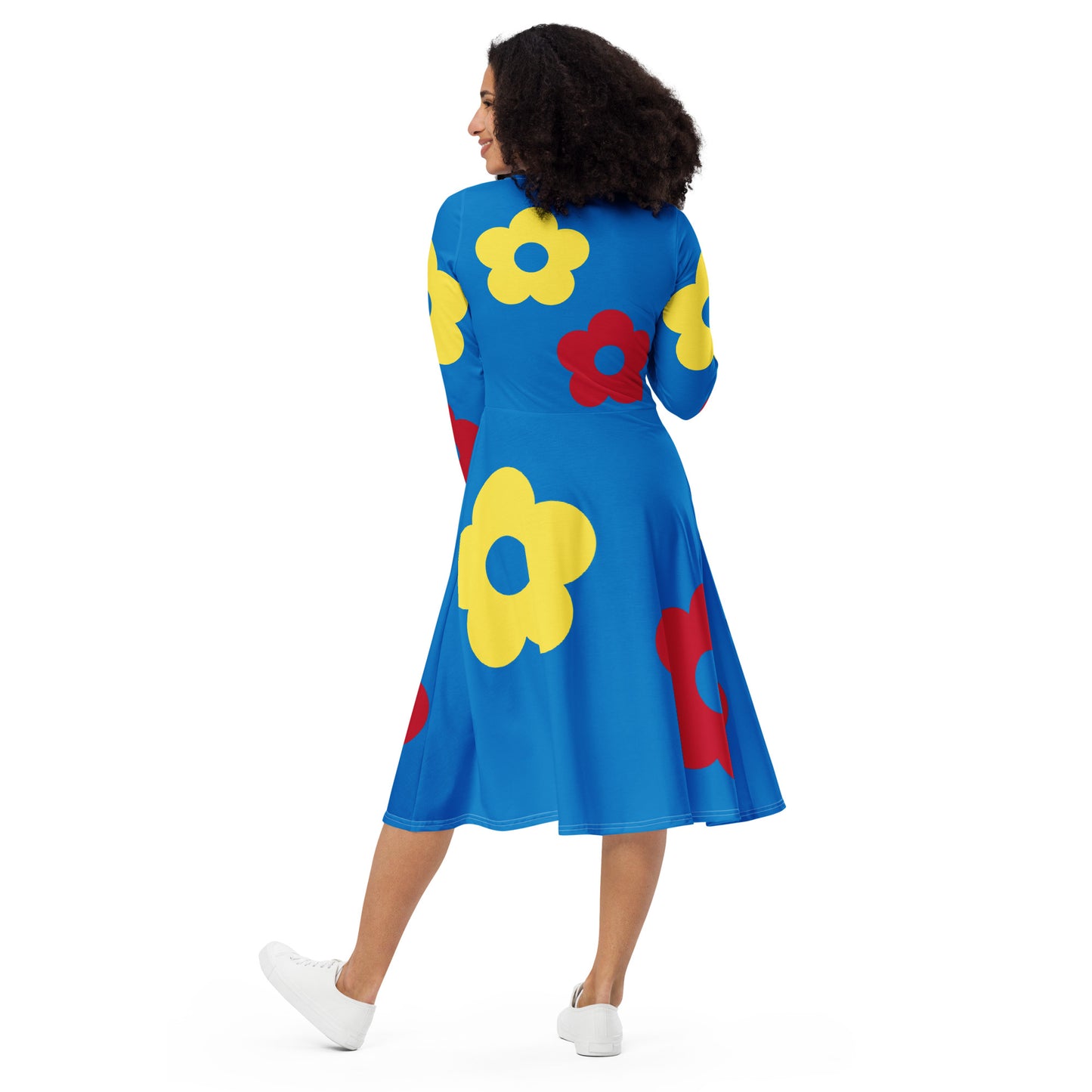 That's so Mod Royal Blue midi dress