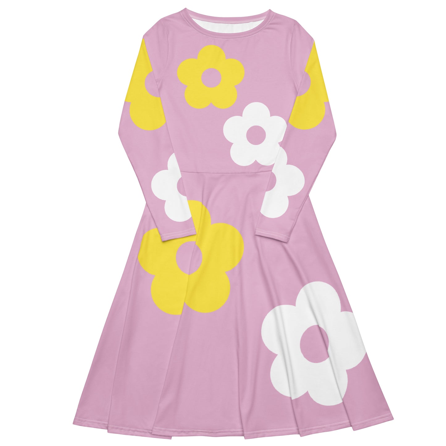 That's so Mod Lavender midi dress