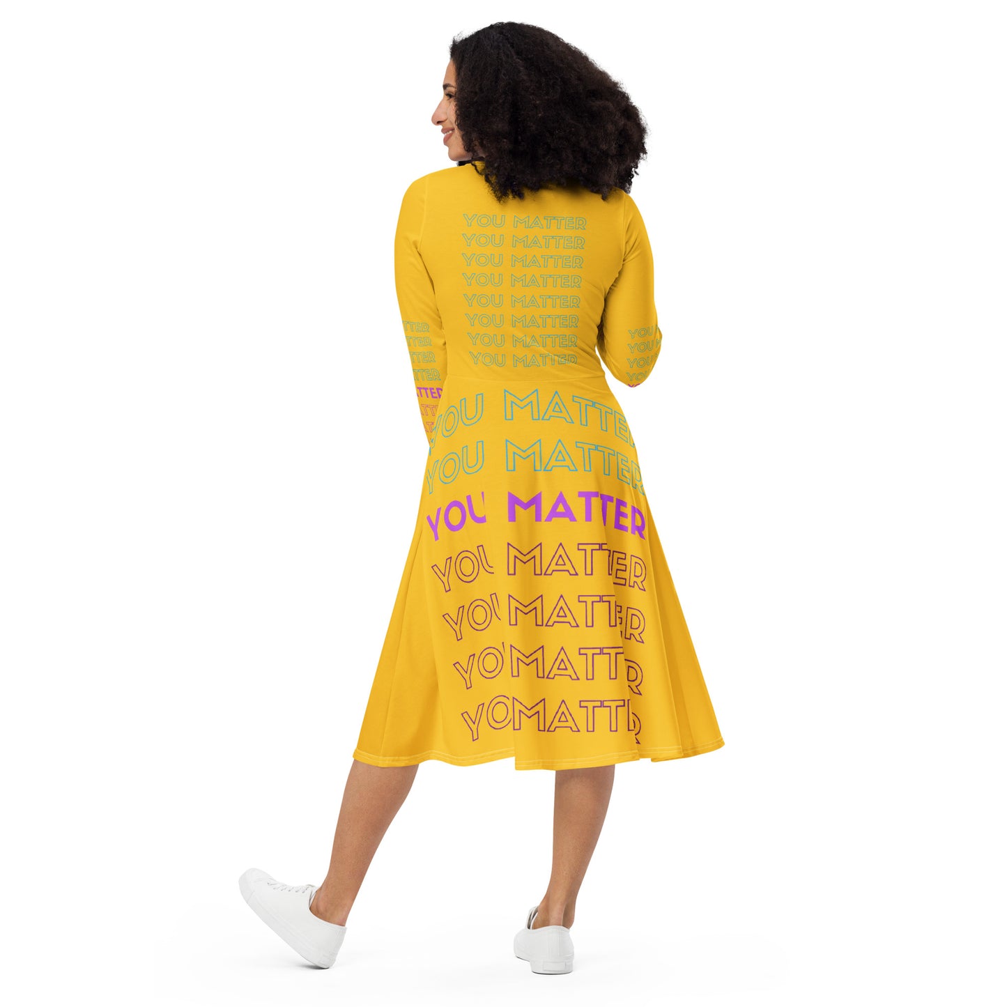 You matter midi dress