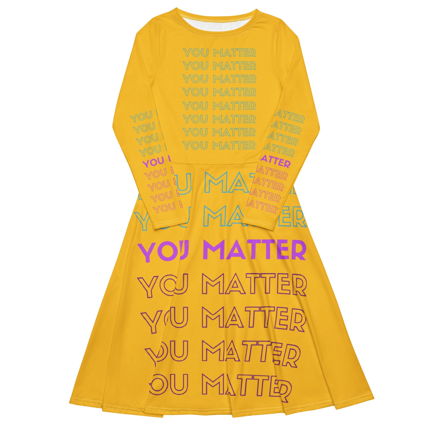 You matter midi dress