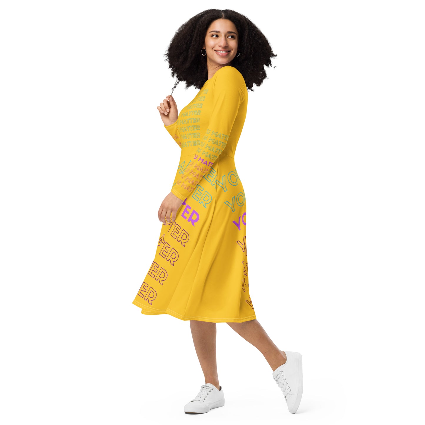 You matter midi dress
