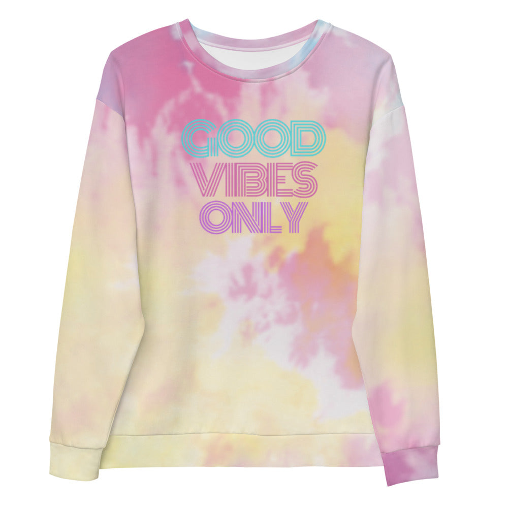 Good Vibes Only Unisex Sweatshirt Eli7Designs