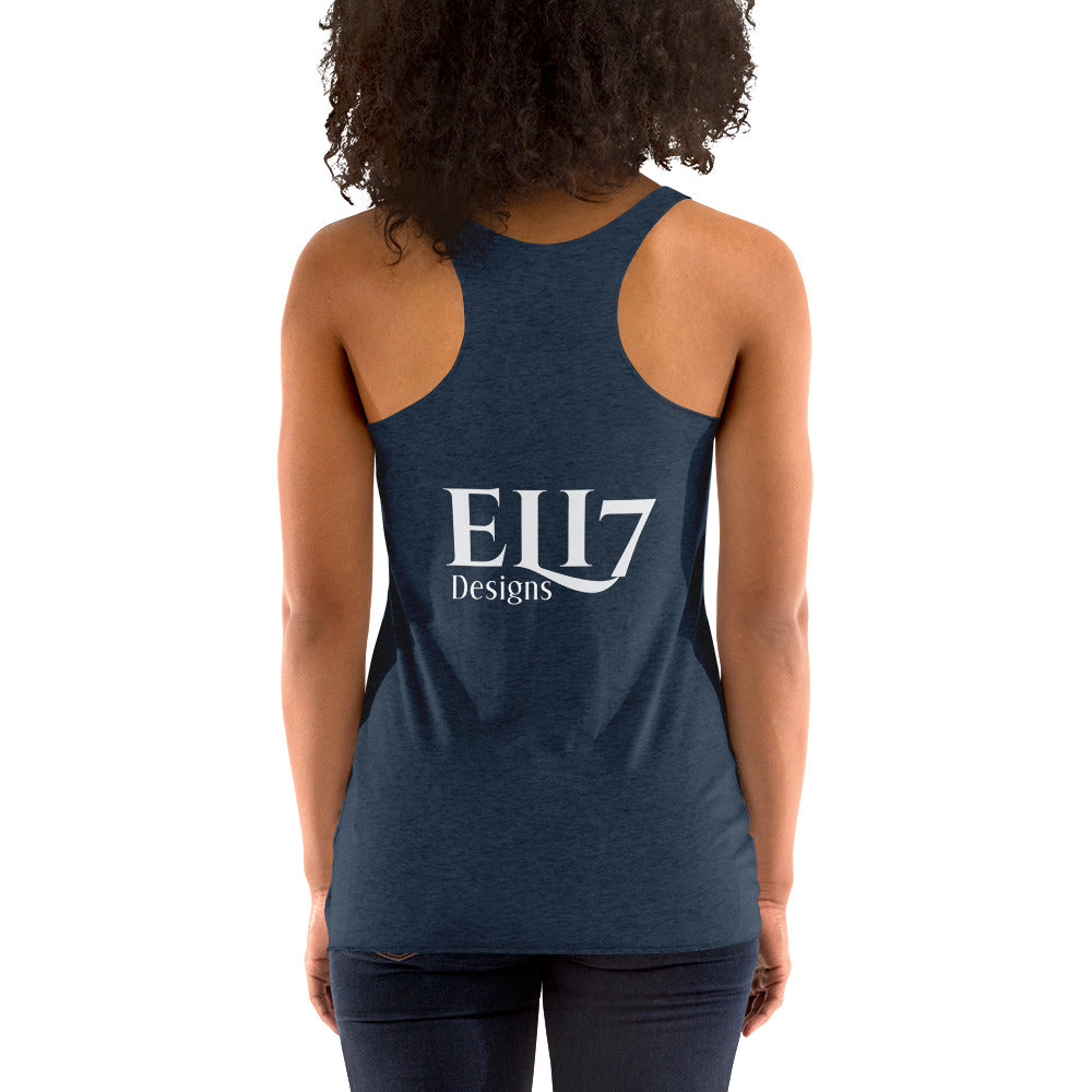 Isha Pop Art Women's Premium Racerback Tank