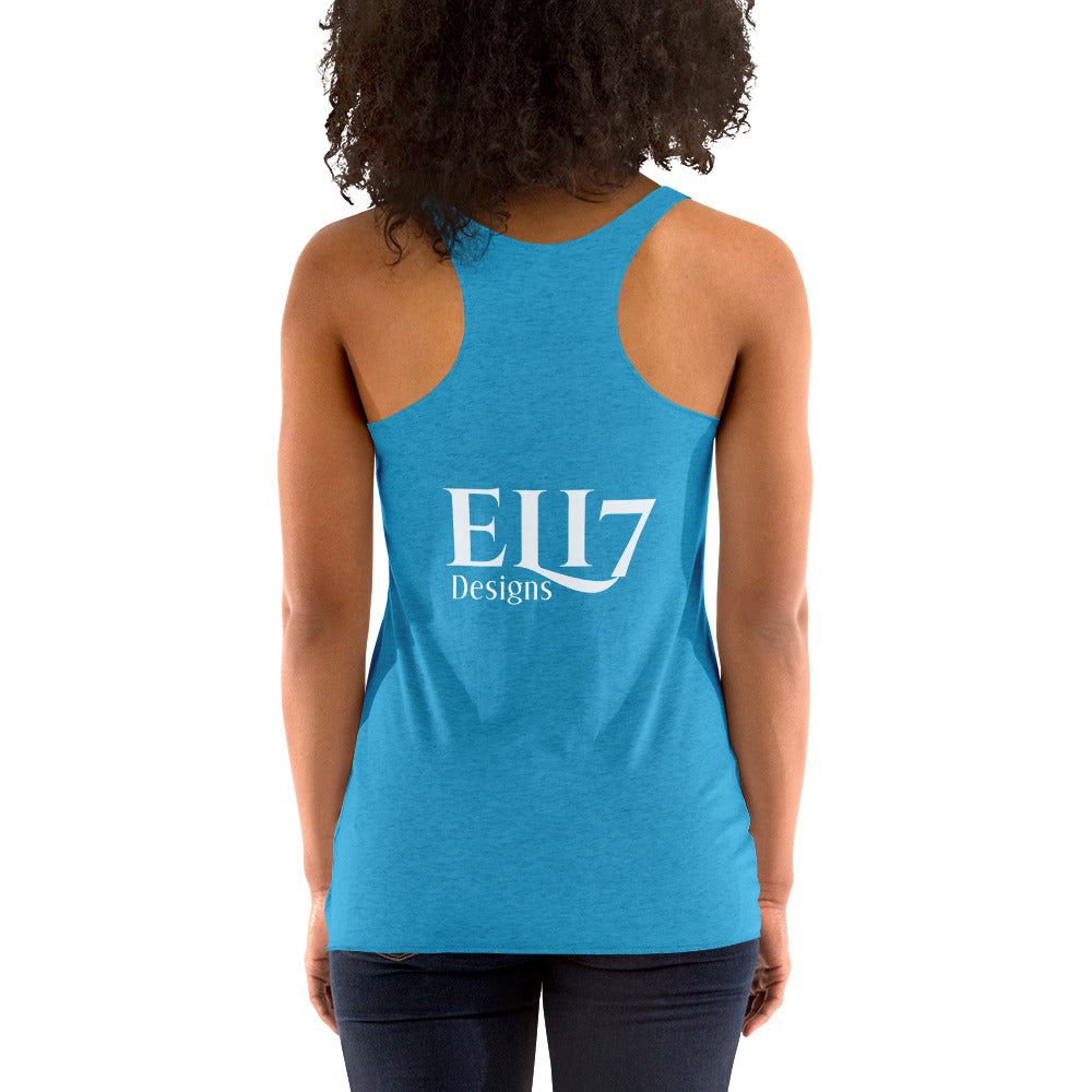 Isha Pop Art Women's Premium Racerback Tank