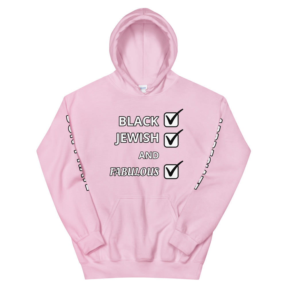 Black Jewish & Fabulous Unisex Hoodie