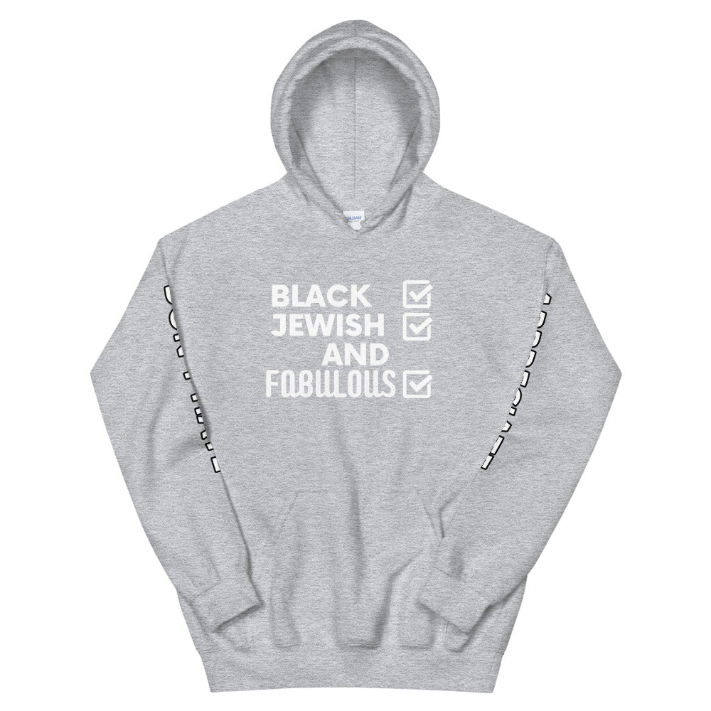 Black Jewish & Fabulous Unisex Hoodie