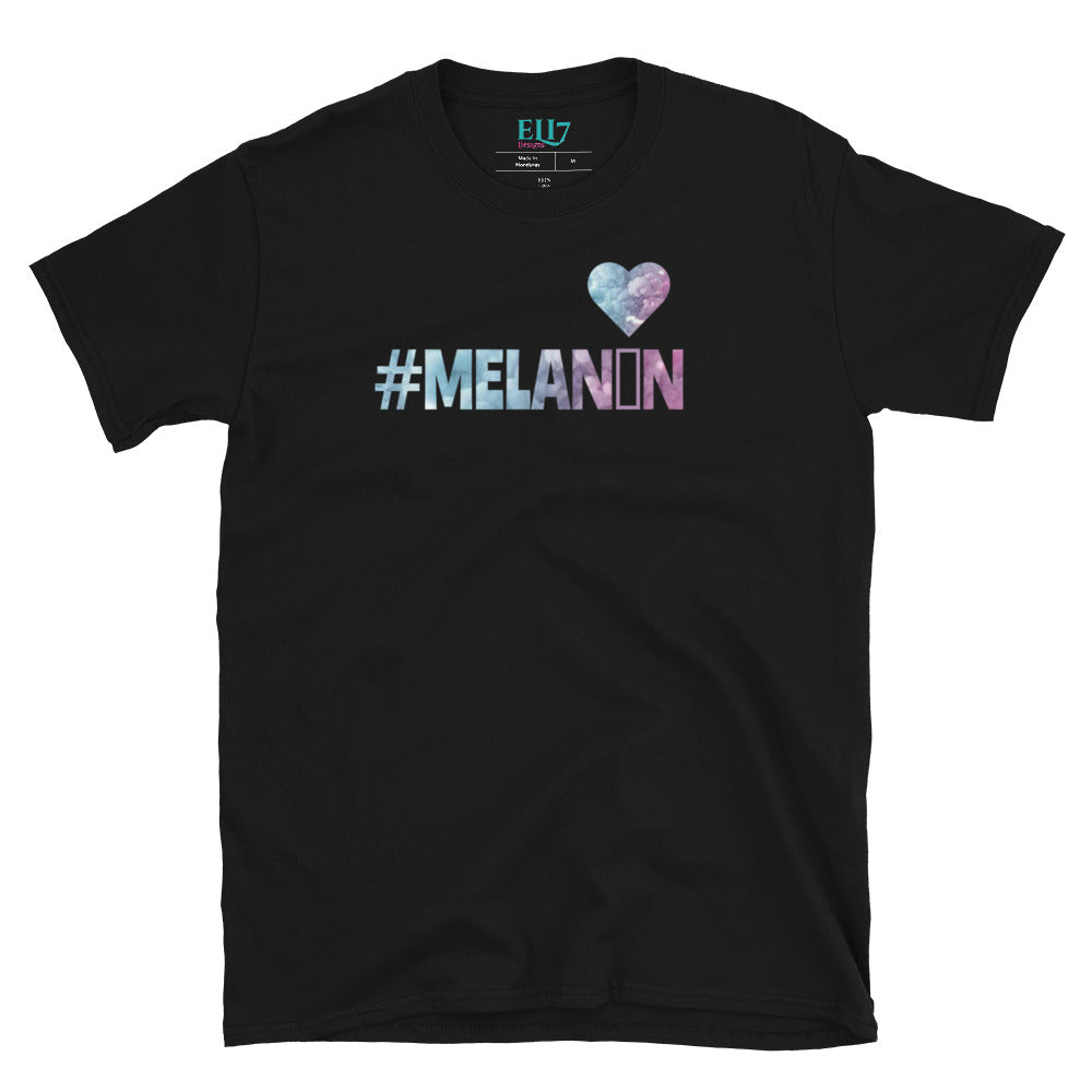 #Melanin Love Short-Sleeve Unisex T-Shirt