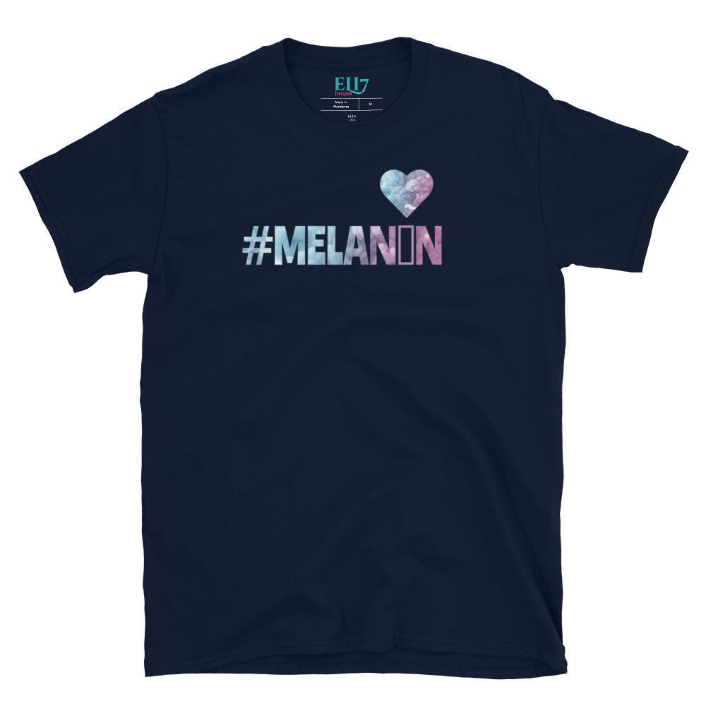 #Melanin Love Short-Sleeve Unisex T-Shirt