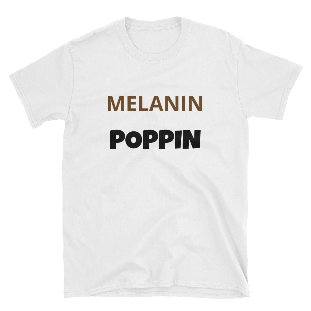 Melanin Poppin Short-Sleeve Unisex T-Shirt