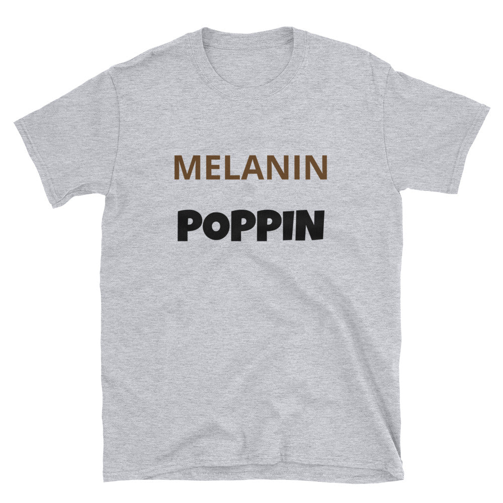 Melanin Poppin Short-Sleeve Unisex T-Shirt